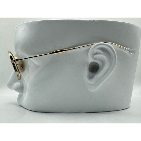 New Ray Ban RB6510 Gold Metal Eyeglass Frame 52/20/145 Rare Style MSRP $250 - Picture 4 of 6